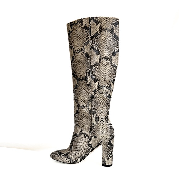 Cole Haan Glenda Snake Embossed Boots 5.5 - Picture 2 of 15